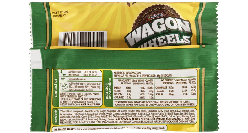 Arnott's Wagon Wheel 16 x 48g-2