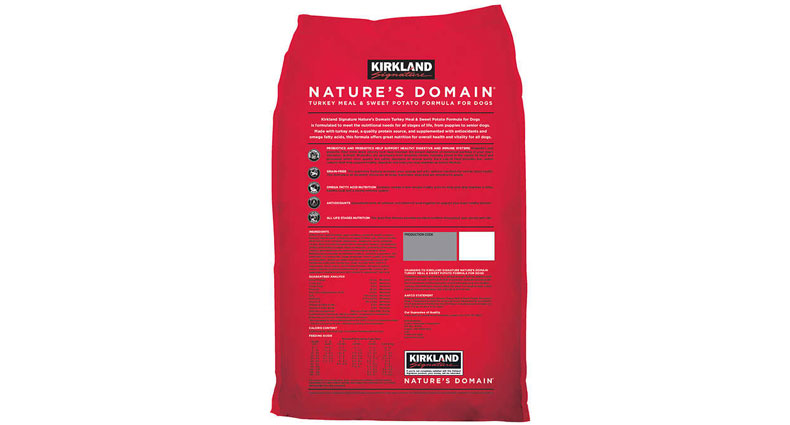 Kirkland nature outlet domain dog food