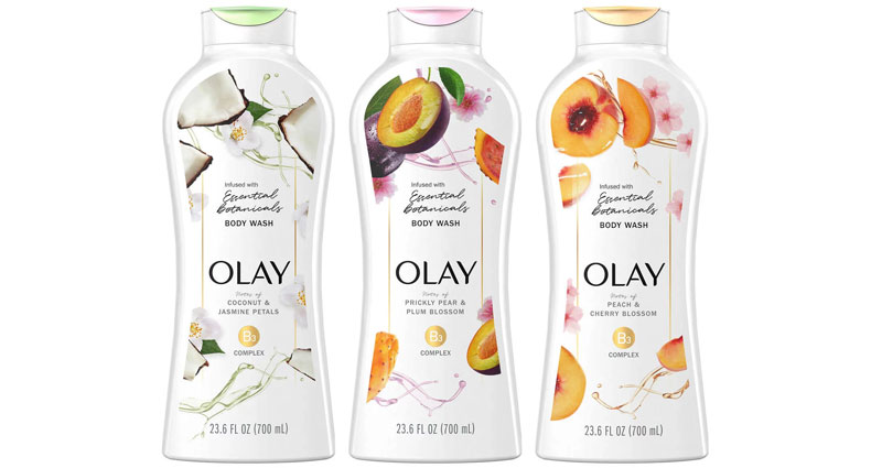 Olay Essential Botanicals Body Wash 3 x 678ml-3